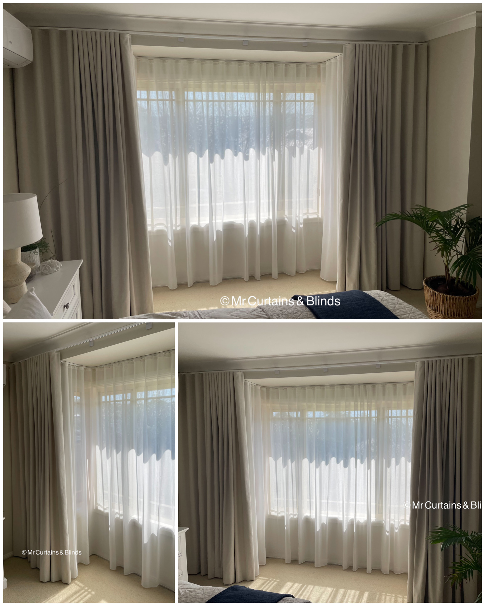 Bay Window Central Coast Curtains