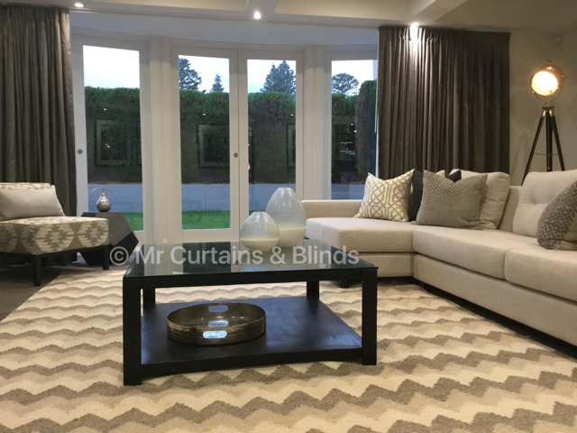 Blockout Lined Drapes Theatre Room Terrigal home