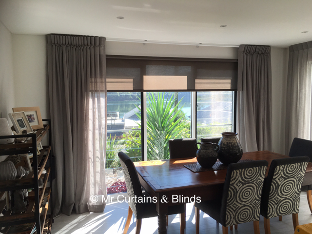 Inverted Pleat Sheer Curtains Roller Blinds Woy Woy Bay 1