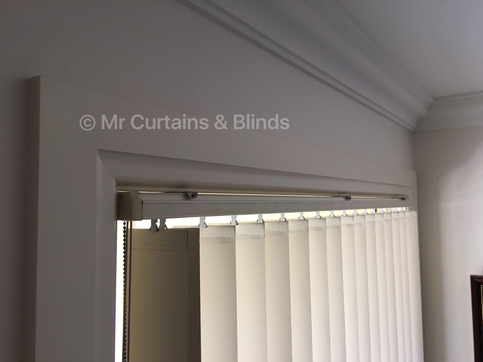 Vertical blind without Pelmet Umina Beach home