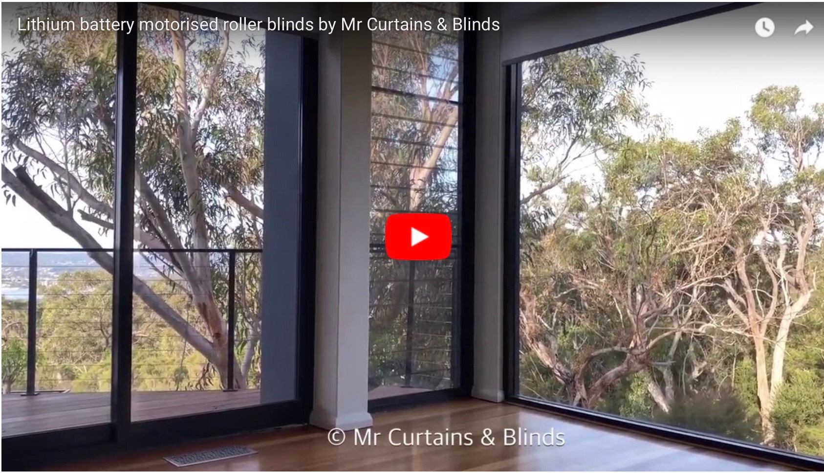 Lithium battery motorised roller blinds Central Coast1