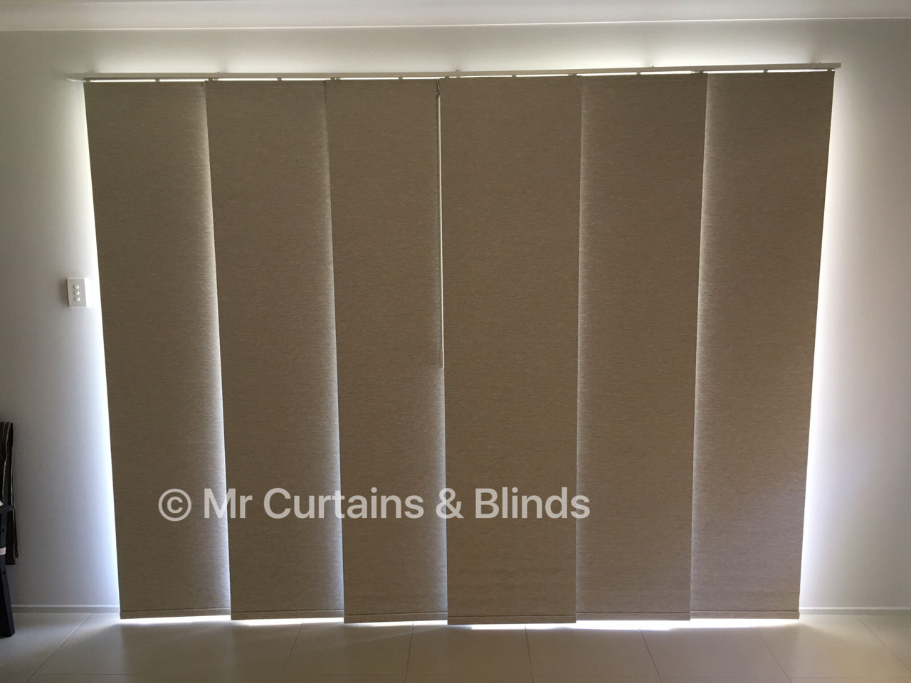Blockout Panel Blinds East Gosford home