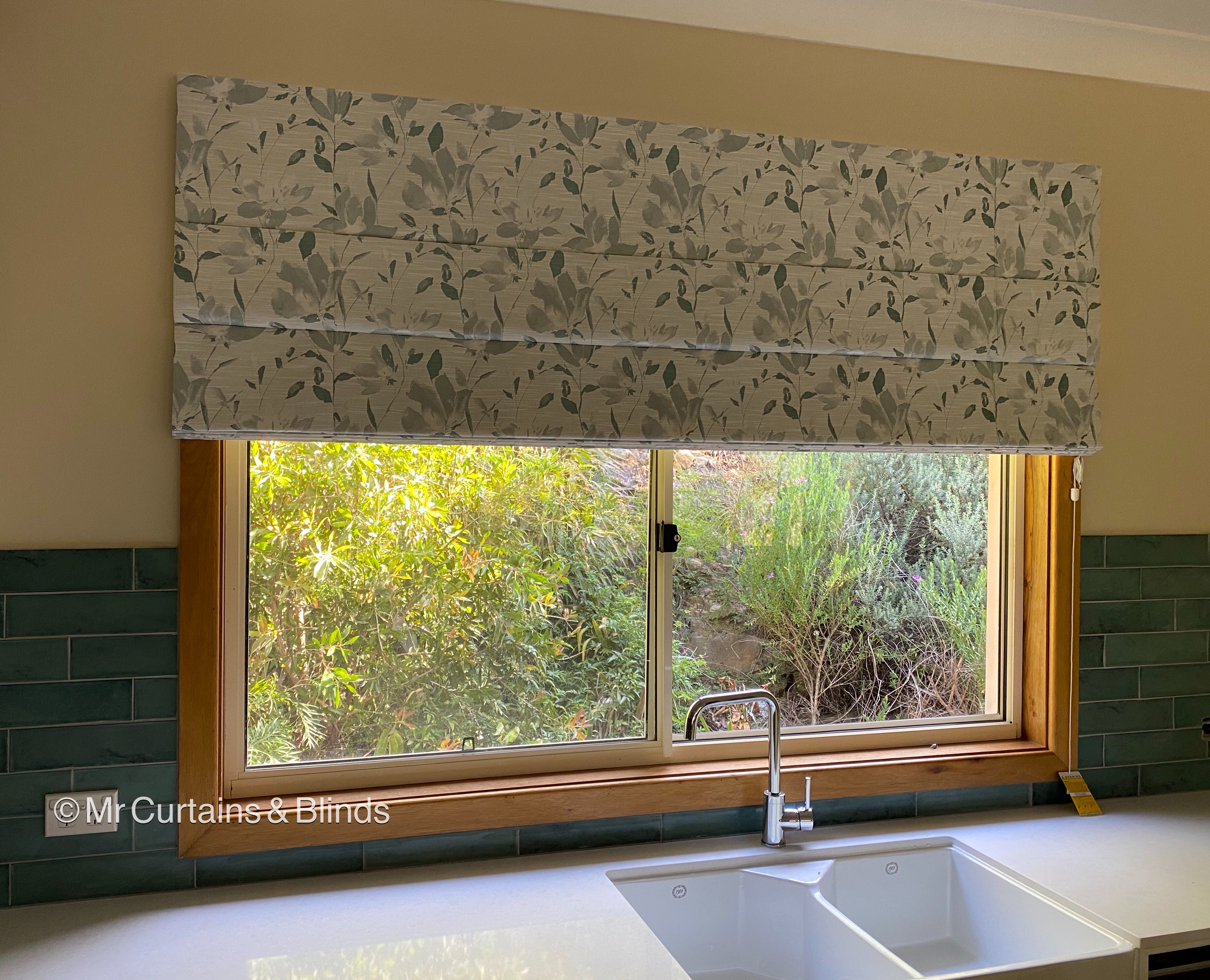 Custom Roman Blind by Mr Curtains and Binds